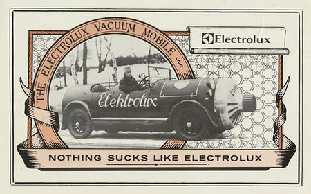 Slogan vintage da Electrolux