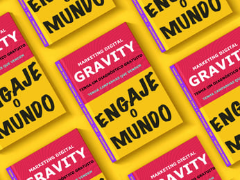 Desenho de vários livros escrito Gravity